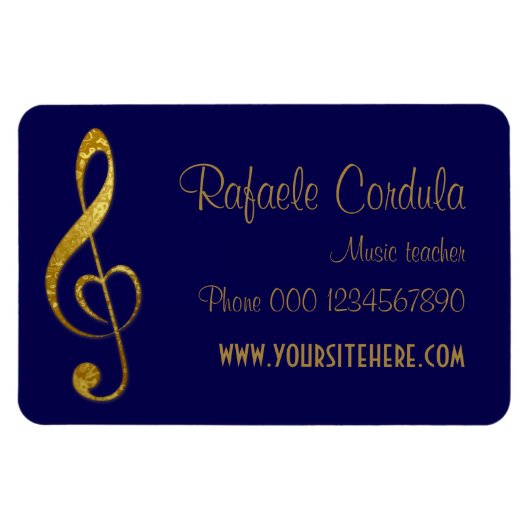 Magnet Flexible J'aime la musique (Horizontal)