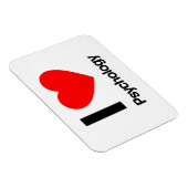 Magnet Flexible J'aime la psychologie (Côté Droit)