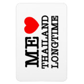 MAGNET FLEXIBLE J'AIME LA THAÏLANDE LONGTEMPS (Vertical)
