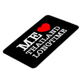 MAGNET FLEXIBLE J'AIME LA THAÏLANDE LONGTEMPS (Côté Gauche)