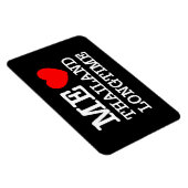 MAGNET FLEXIBLE J'AIME LA THAÏLANDE LONGTEMPS (Côté Droit)