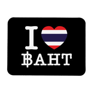 Magnet Flexible J'aime le baht