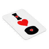 Magnet Flexible J'aime le hockey (Côté Droit)