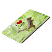 Magnet Flexible J'Aime L'écureuil de Yoga (Côté Gauche)