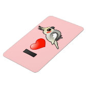 Magnet Flexible J'Aime Les Cockatiels Épicés (Côté Gauche)