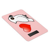 Magnet Flexible J'Aime Les Cockatoos Aux Parapluies (Côté Droit)