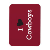 Magnet Flexible J'aime les cowboys (Vertical)