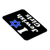 Magnet Flexible J'aime les filles juives (Côté Droit)