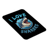 Magnet Flexible J'aime les pêcheurs de requins (Côté Droit)