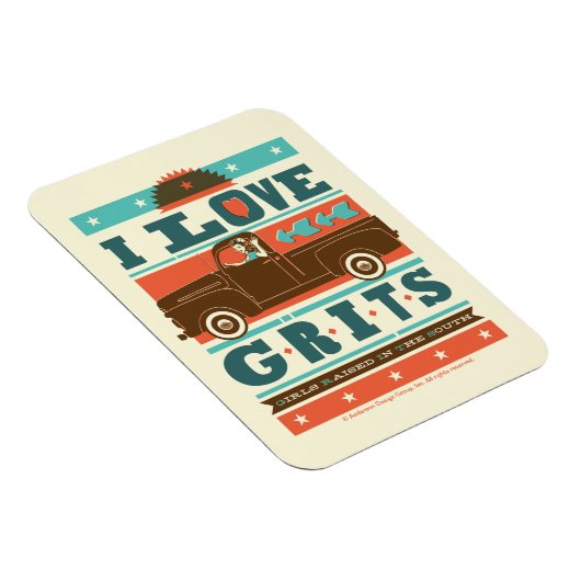 Magnet Flexible J'aime les petits grits (Côté Droit)