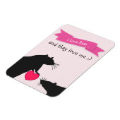 Magnet Flexible J'aime les rats et ils m'aiment (Côté Gauche)