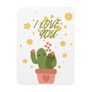 Magnet Flexible J'aime les succulents