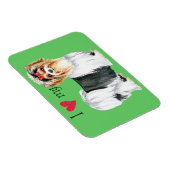 Magnet Flexible J'aime ma Biewer Terrier (Côté Droit)