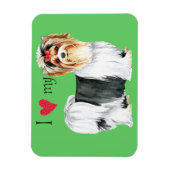 Magnet Flexible J'aime ma Biewer Terrier (Vertical)