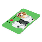 Magnet Flexible J'aime ma Biewer Terrier (Côté Gauche)