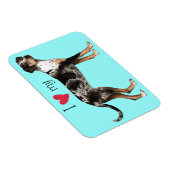 Magnet Flexible J'aime ma Catahoula (Côté Droit)