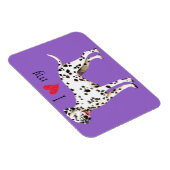 Magnet Flexible J'aime ma dalmate (Côté Droit)