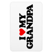 MAGNET FLEXIBLE J'AIME MA GRAND-PÈRE (Vertical)