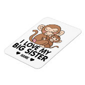 Magnet Flexible J'Aime Ma Grande Soeur (Côté Gauche)