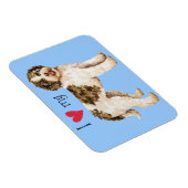 Magnet Flexible J'aime ma Lagotto (Côté Droit)