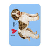 Magnet Flexible J'aime ma Lagotto (Vertical)