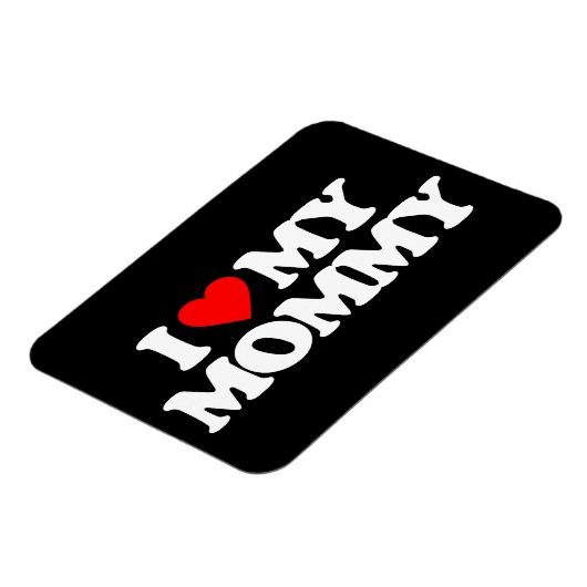 MAGNET FLEXIBLE J'AIME MA MÈRE (Côté Gauche)