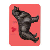 Magnet Flexible J'aime ma Terre-Neuve (Vertical)
