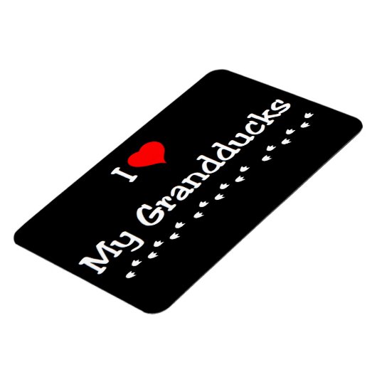 Magnet Flexible J'Aime Mes Petits Canards (Côté Gauche)