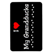 Magnet Flexible J'Aime Mes Petits Canards (Vertical)