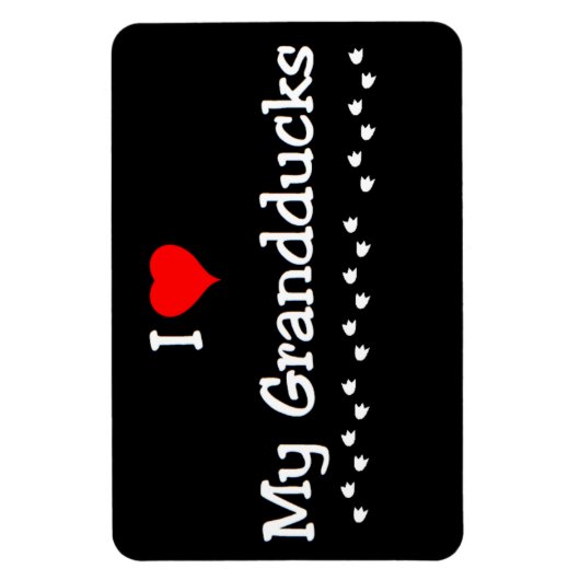 Magnet Flexible J'Aime Mes Petits Canards (Vertical)