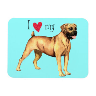 Magnet Flexible J'aime mon boerboel