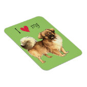 Magnet Flexible J'aime mon espagnol tibétain (Côté Droit)