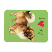 Magnet Flexible J'aime mon espagnol tibétain (Horizontal)