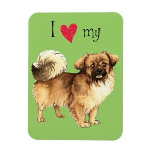 Magnet Flexible J'aime mon Espagnol tibétain