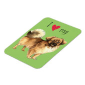 Magnet Flexible J'aime mon espagnol tibétain (Côté Gauche)