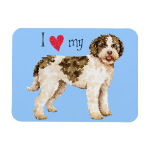 Magnet Flexible J'aime mon Lagotto