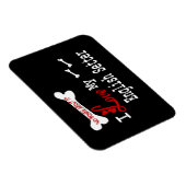 Magnet Flexible J'Aime Mon Setter Anglais (Côté Droit)