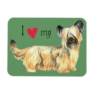 Magnet Flexible J'aime mon Skye Terrier