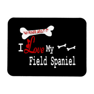 Magnet Flexible J'Aime Mon Spaniel De Champ