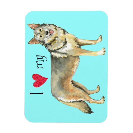 Magnet Flexible J'aime mon Utonagan (Vertical)