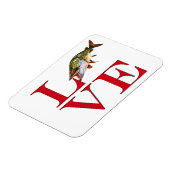 Magnet Flexible J'aime Muskie (Côté Gauche)