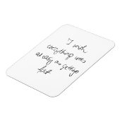 Magnet Flexible J'aimerais que tout soit aussi facile que de gross (Côté Gauche)