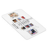Magnet Flexible Jalons d'anniversaire PHOTO COLLAGE Family Tree Ca (Côté Droit)