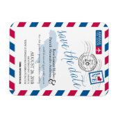 Magnet Flexible JAMAICA Airmail Enregistrer la date (Horizontal)