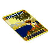 Magnet Flexible Jamaïque, affiche Vintage voyage (Côté Droit)