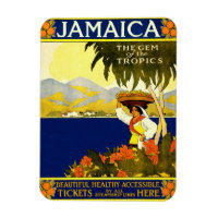 Jamaïque la perle des Tropiques Travel Poster 1910