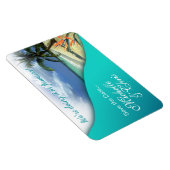 Magnet Flexible Jamaïque Save The Date (Eaux émeraude) (Côté Droit)