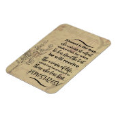 Magnet Flexible James 1:12 Verset de la Bible  (Côté Gauche)