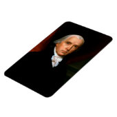 Magnet Flexible James Madison 4e Président : Amérique coloniale (Côté Gauche)