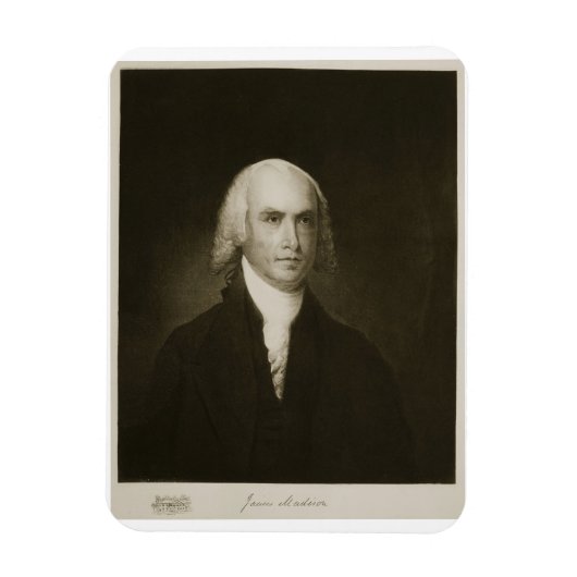 Magnet Flexible James Madison, 4e président des États-Unis (Vertical)